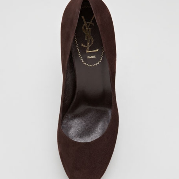 YSL Gisele Suede Platform Pump - Picture 15 of 16